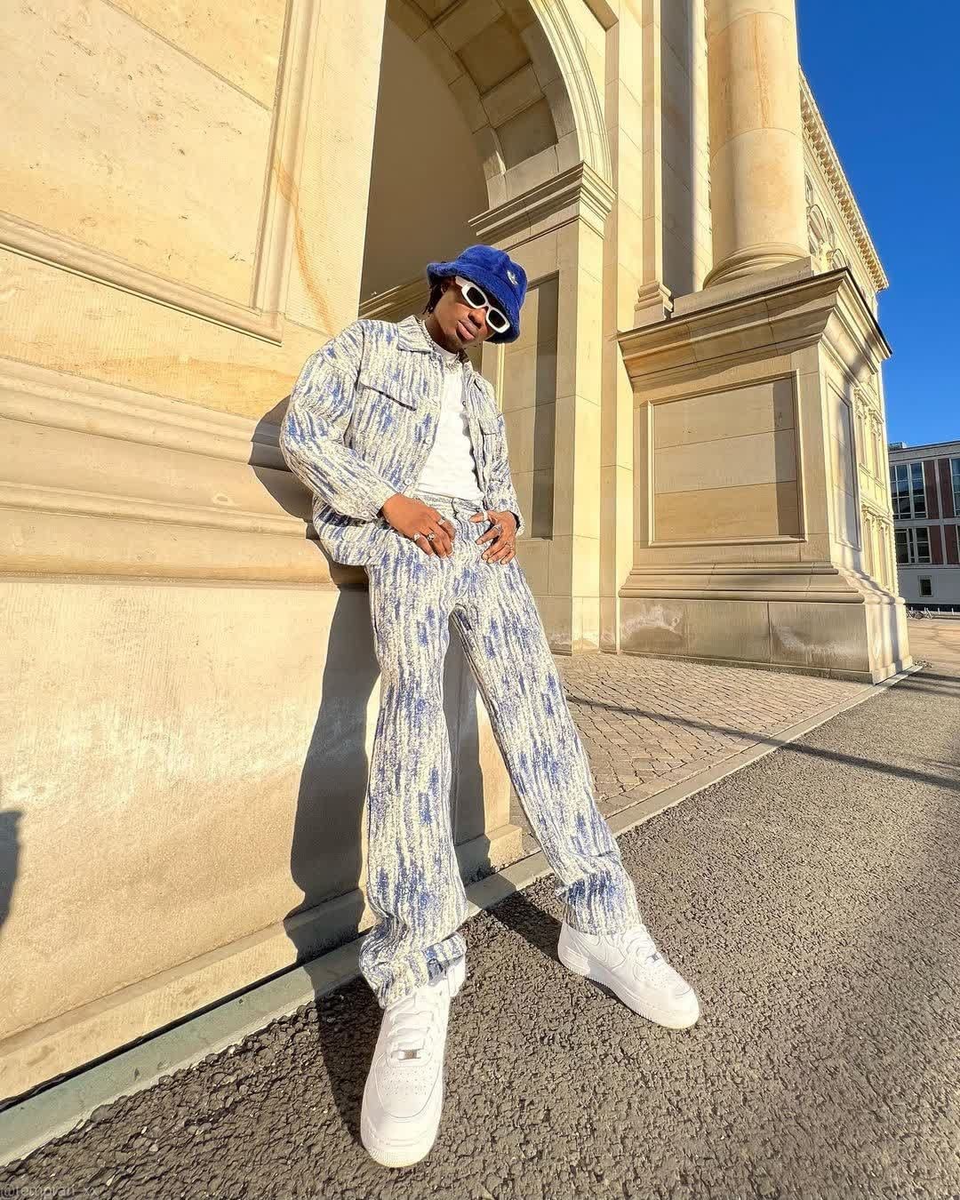 The Vimiaparty Jacquards Straight Trucker Jacket